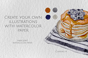 Procreate Watercolor paper texture, a Texture Illustration by Marge Art (Thumbnail 2 of 8)