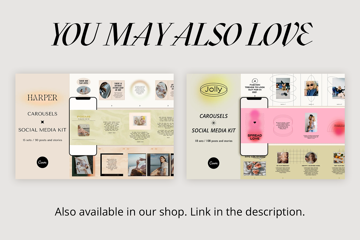 Instagram Carousel kit and Quotes, a Social Media Template by Bonumo (Photo 16 of 17)