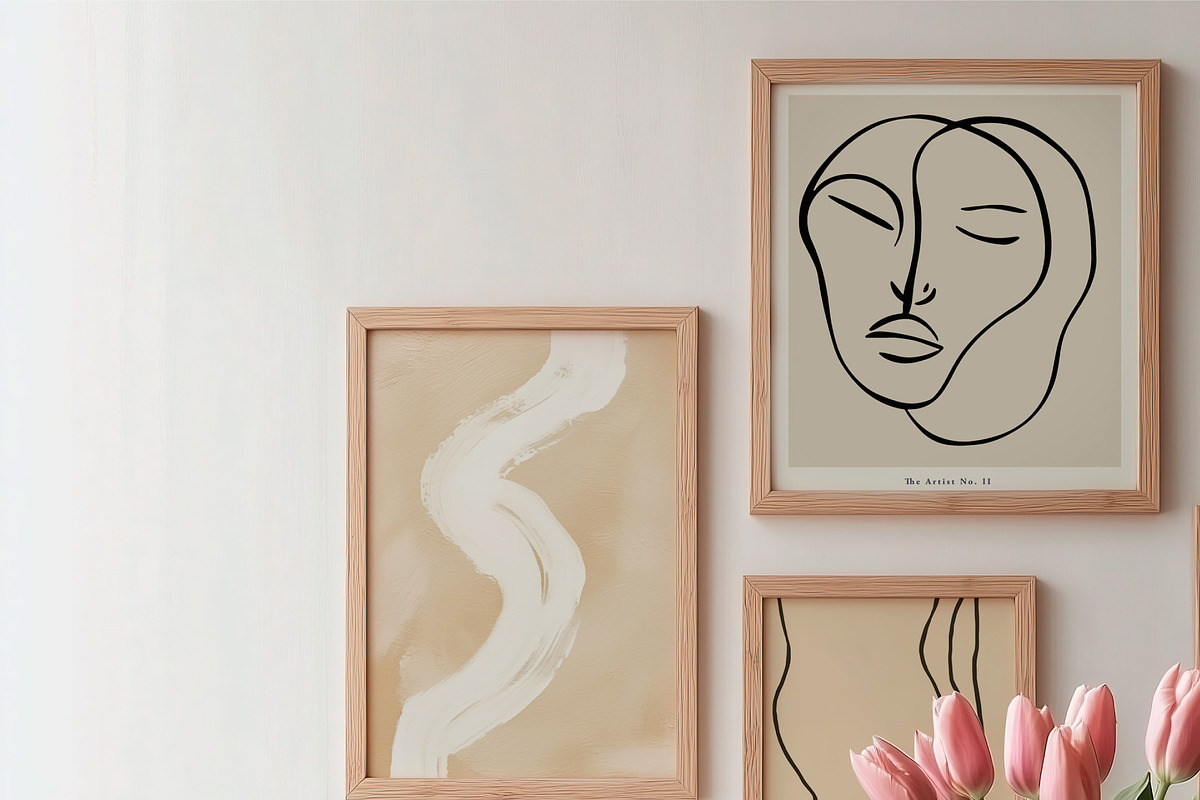 POWDER ROSE | Frame mockup set, a Household Mockup by SCHÉRI (Photo 11 of 12)