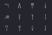 Construction tools (vector icons), a Solid Icon by Artzgeo (Thumbnail 4 of 5)