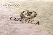 Single Old Vintage Carved Mockup 3, a Mockup by LuisFaus (Thumbnail 2 of 2)