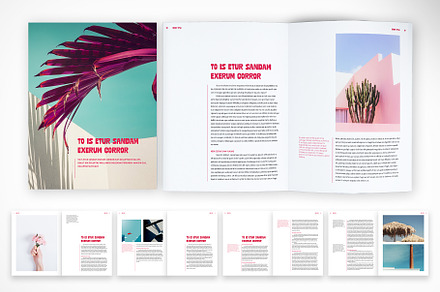 Simple Textbook, a Print Template by McLittle Stock