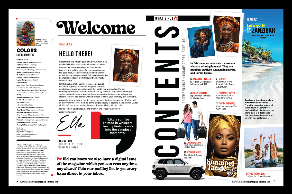 Magazine Template, a Magazine Template by Red Cactus Creative (Photo 2 of 20)