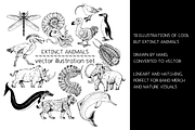 Extinct animals - illustration set, an Animal Illustration by Renée from Studio neetje (Thumbnail 2 of 5)