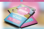 Cutie Treats Bakery Business Card, a Business Card Template by Epickita (Thumbnail 1 of 3)