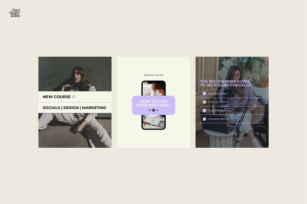 LUCY | Canva Social Media Template preview 3