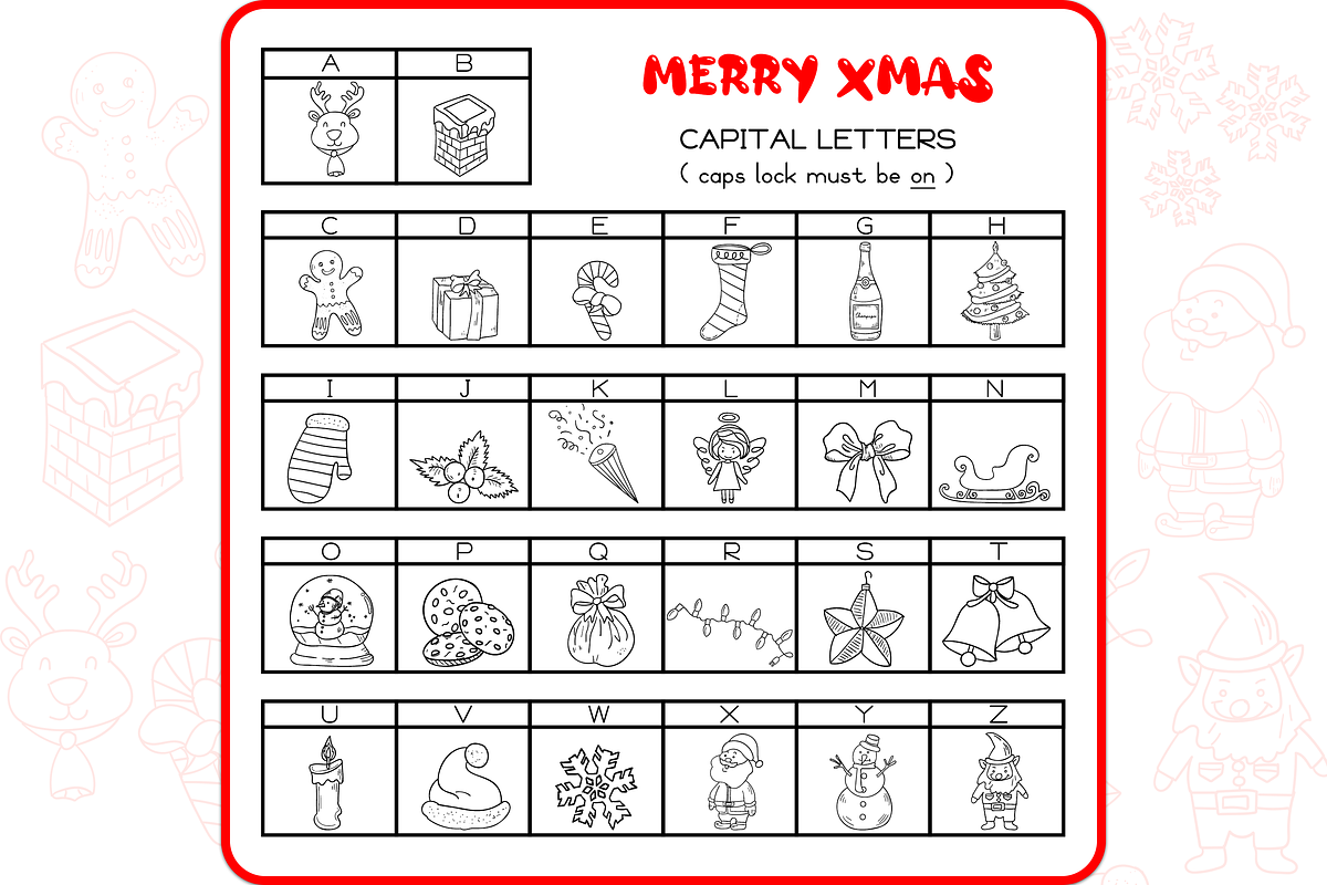 Xmas Doodles - Dingbats Font, a Symbol Font by WADLEN (Photo 2 of 8)