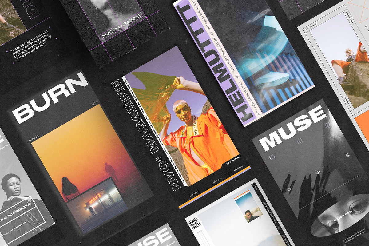 NVC | CYBERPUNK Instagram Templates, a Social Media Template by The Muza (Photo 7 of 10)