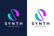 Synth Letter S Abstract Technology, a Branding & Logo Template by Signatoro (Thumbnail 1 of 4)
