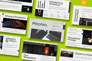 Pitchin Pitch Deck Google Slides, a Presentation Template by VanillineGraph (Thumbnail 1 of 4)