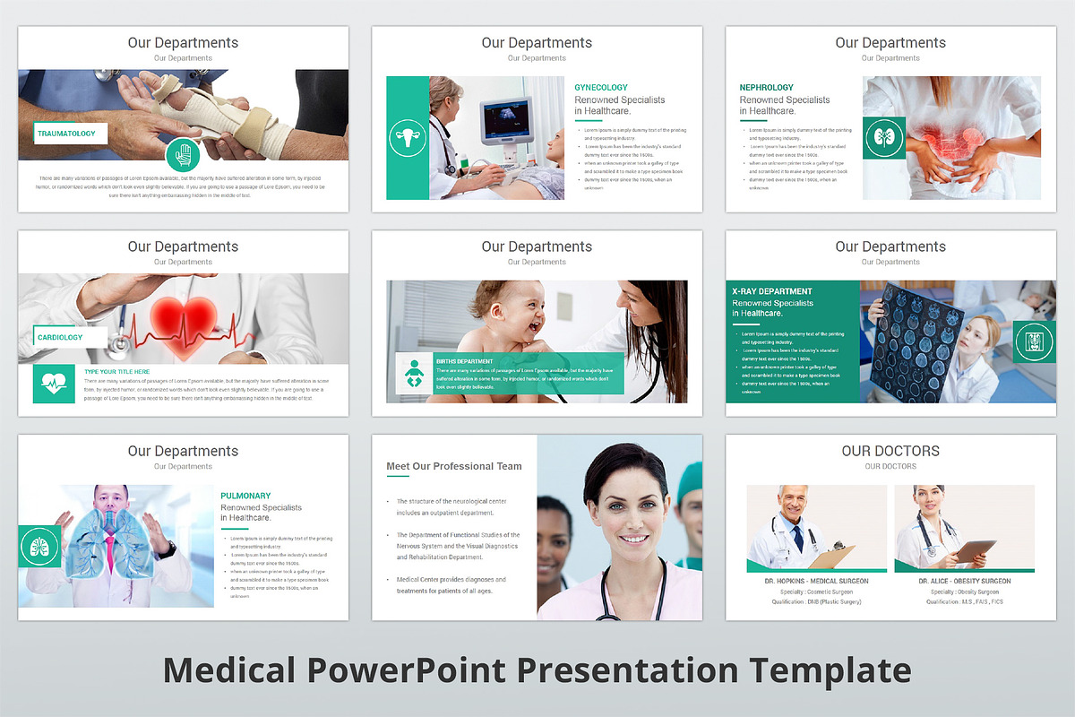 Medical PowerPoint Template, a Presentation Template by GraphicStan (Photo 8 of 12)