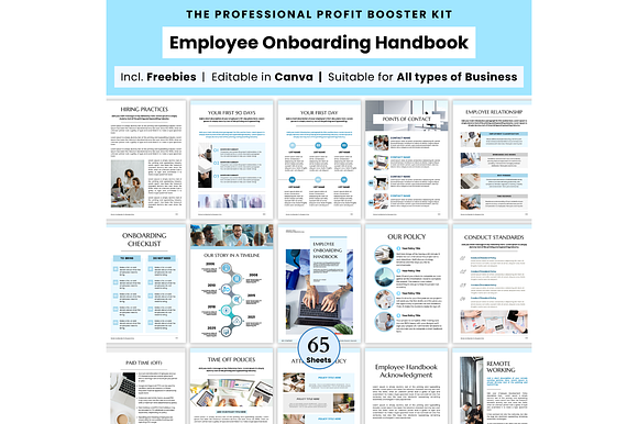 Employee Onboarding Canva Template preview 7