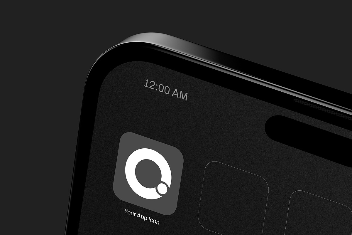 Minimal App Icon Mockup Template, a Mockup by graphypix (Photo 4 of 4)