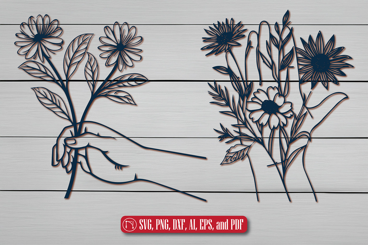 The Cricut Element with Flowers SVG, a Graphic by NGISED (Photo 3 of 18)