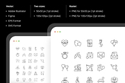 Valentines line icon pack, an Outline Icon by Ragul Creates (Thumbnail 2 of 3)