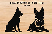German Shepherd Dog Silhouette PNG, an Animal Illustration by Gfx Expert Team (Thumbnail 1 of 3)