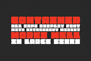 Container, a Font by True Story Letterworks (Thumbnail 2 of 8)