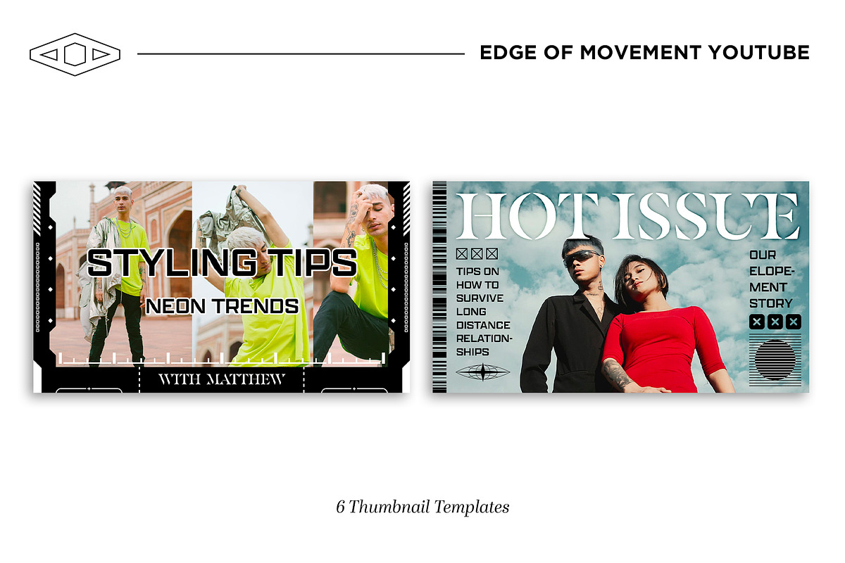 Edge of Movement YT kit PSD & CANVA, a Social Media Template by Tangerine Nation (Photo 8 of 17)