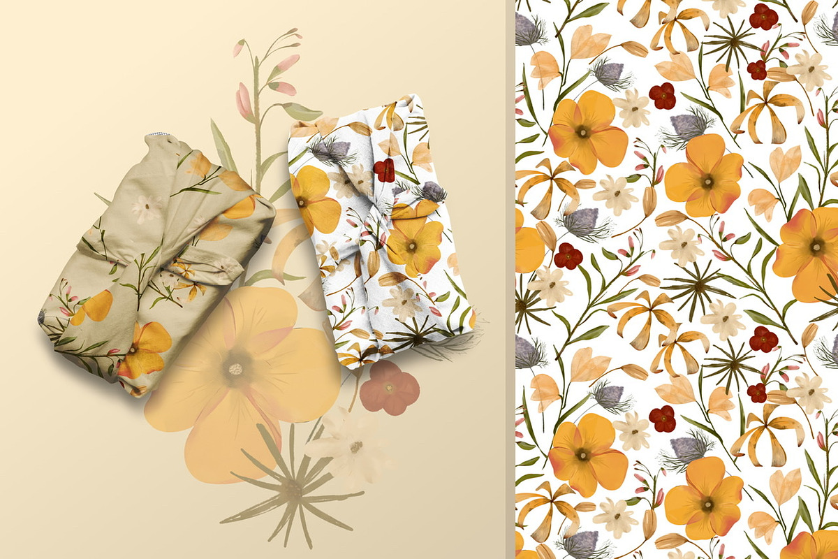 Pressed Floral Pattern collection