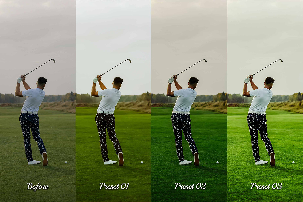 30 Golf LUT Collection, a Preset Add-On by 3Motional (Photo 5 of 10)