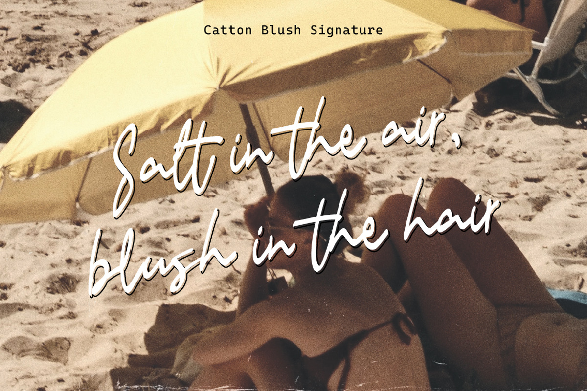Cotton Blush - Charming Signature, a Handwritten Font by tebaltipislab (Photo 5 of 11)