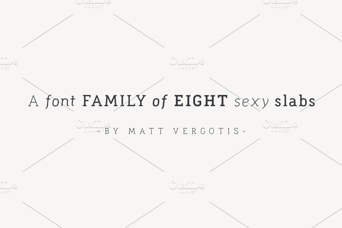 Dissimo Font Family (8 fonts) preview 2
