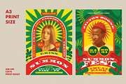 Creative Festival Poster Templates, a Flyer Template by Bornx Design (Thumbnail 3 of 8)