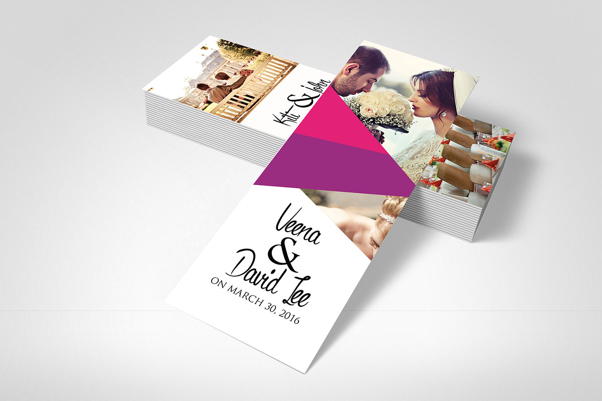 Wedding Rack Card Templates, a Card Template by Business Flyers (Photo 2 of 3)