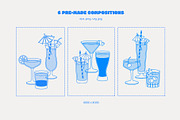 Cocktail Party 2, a Food Illustration by Sweet Corner (Thumbnail 5 of 9)
