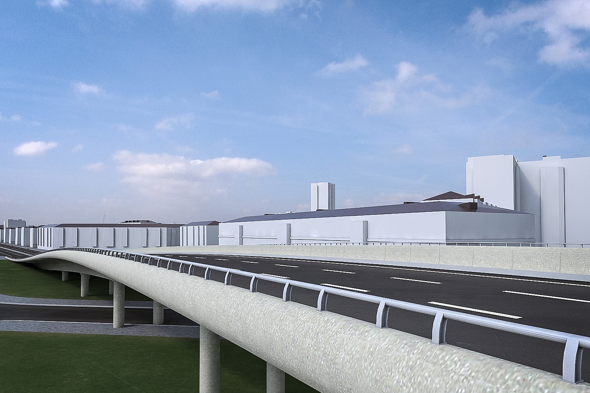Residential and Industrial UrbanArea, an Architecture 3D Model by 3DNUTS (Photo 9 of 21)