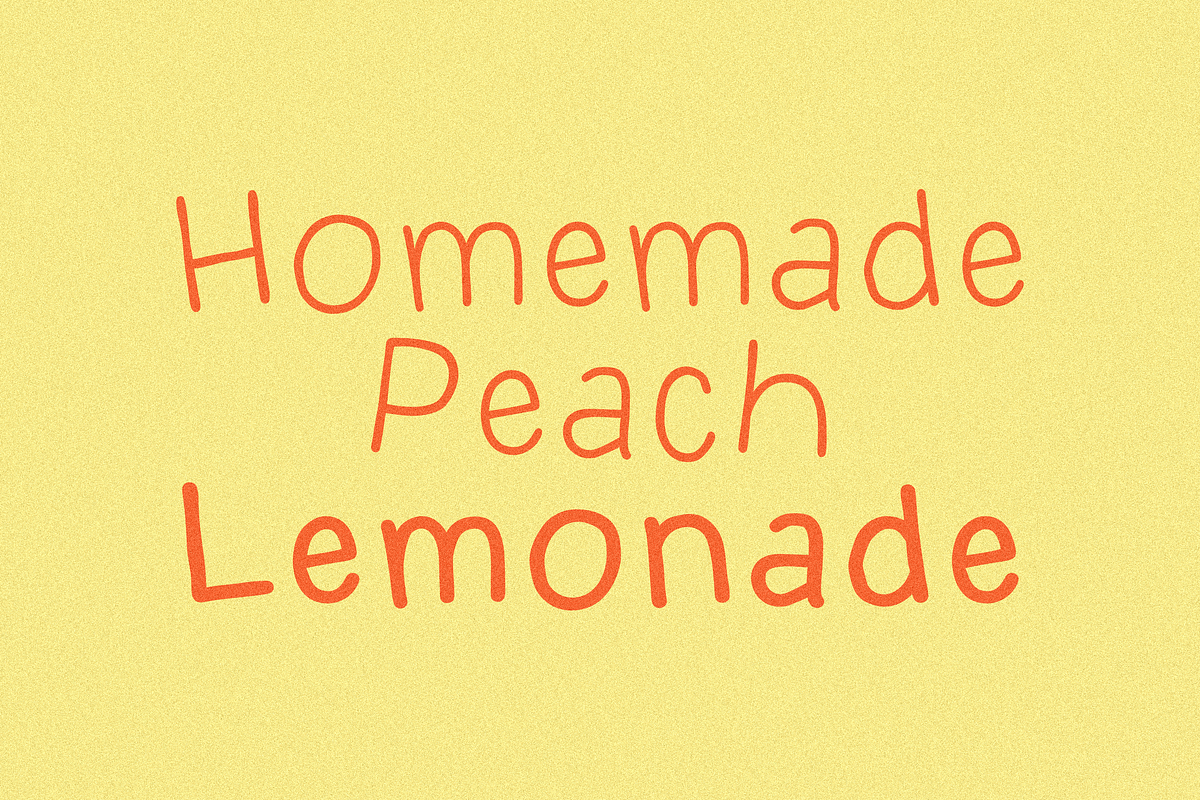 Lemon Dance Handwriting, a Handwritten Font by 24Design Studios (Photo 5 of 7)