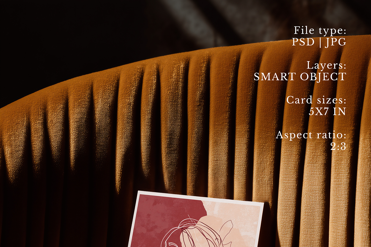 Classic Vintage Invitation Mockup, a Product Mockup by Serenefeeling (Photo 3 of 6)