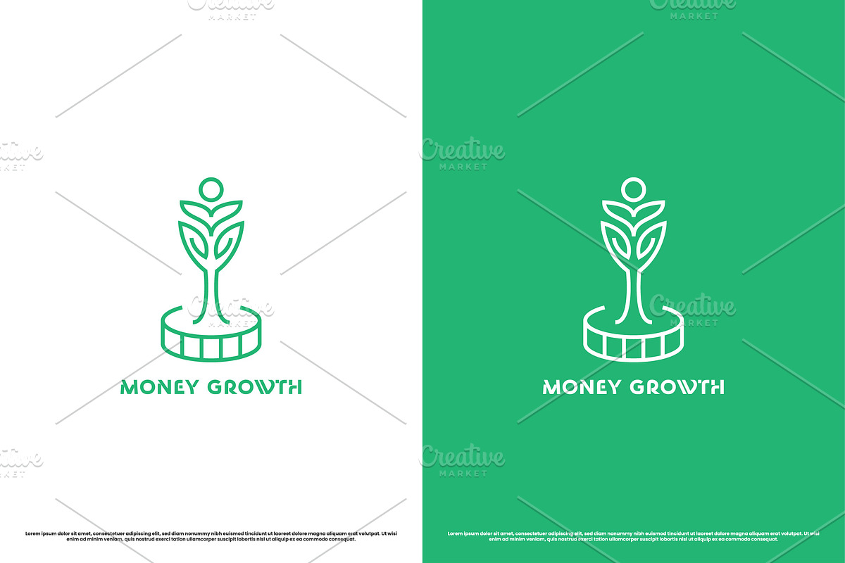 Money Investment Logo Design Icon, a Branding & Logo Template by Morvana Crew