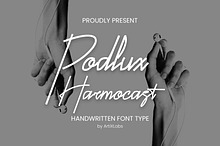Podlux Harmocast - Handwritten Font