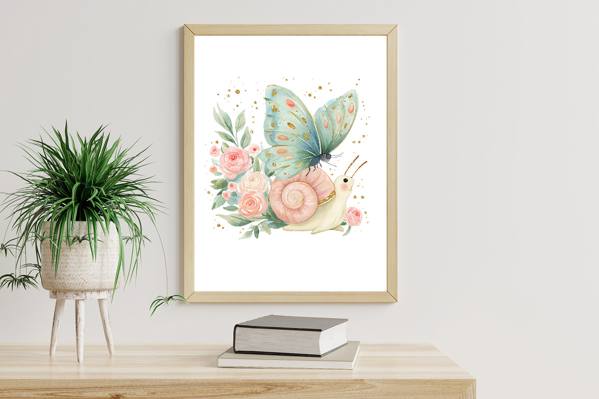 Spring Insects Garden Clipart, an Illustration by Designworld (Photo 4 of 8)