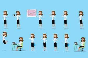Businesswoman set