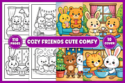 Cozy Friends Cute & Comfy, a Seasonal Illustration by Ink Gallery (Thumbnail 1 of 5)