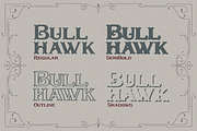 Bullhawk for Logo & Vintage Branding, a Serif Font by ilhamtaro (Thumbnail 3 of 19)