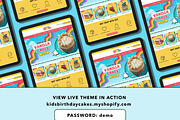 Kids Birthday Cake Shopify Theme, a Shopify Template by Template Twist Shop (Thumbnail 4 of 8)