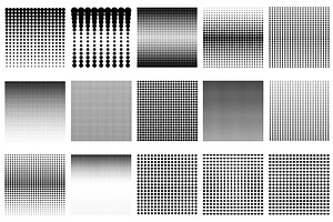 60 Halftone Photoshop Brushes