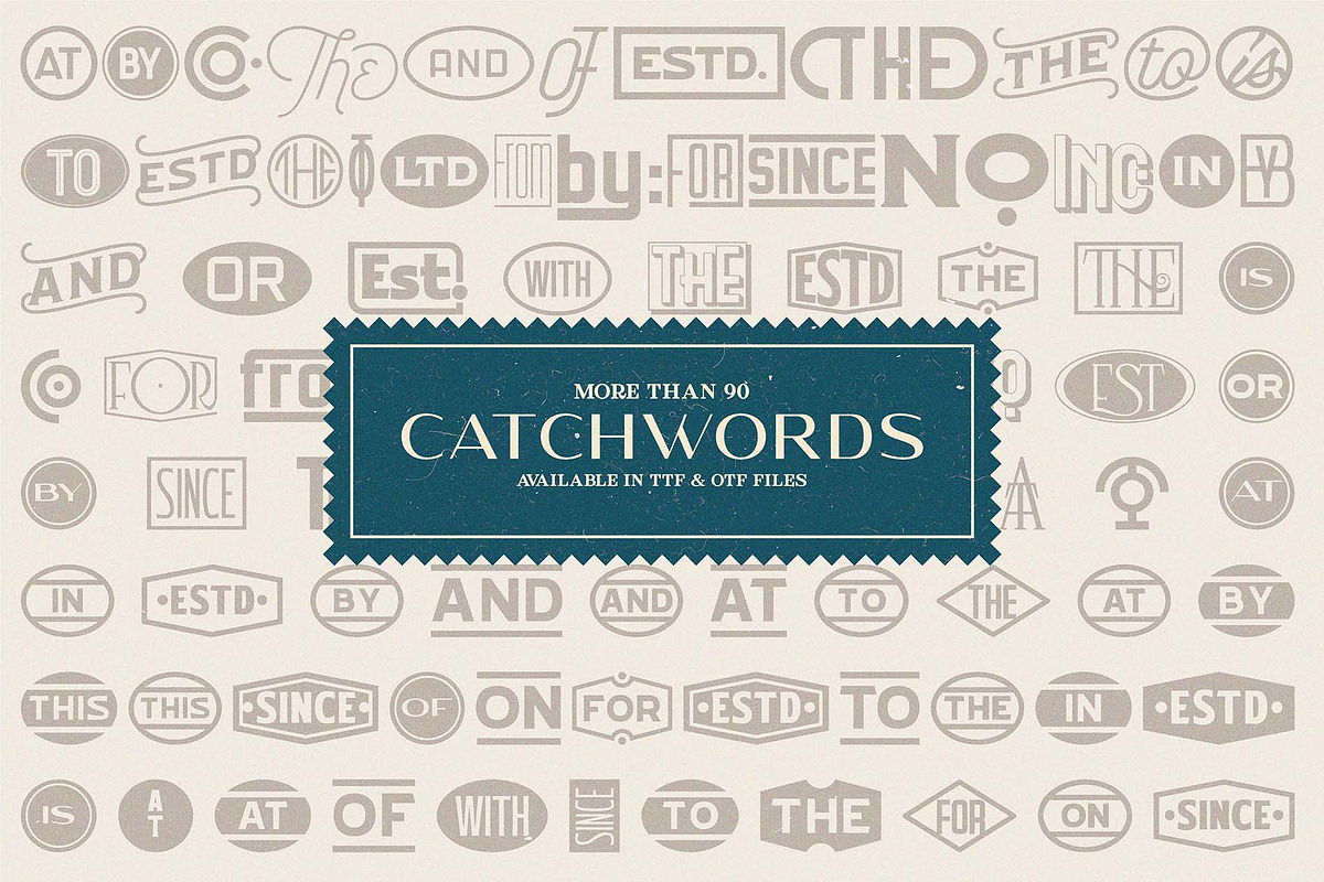 Northville Vintage Font Collections, a Serif Font by wubstudio (Photo 17 of 21)