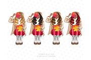 Fall Clipart, Autumn fashion, a Food Illustration by Collart Studio (Thumbnail 2 of 11)