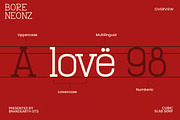 Bore Neonz – Retro Slab Serif, a Slab Serif Font by Brand Earth (Thumbnail 3 of 12)