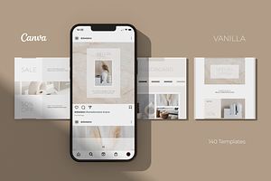 Vanilla Social Media Kit for Canva