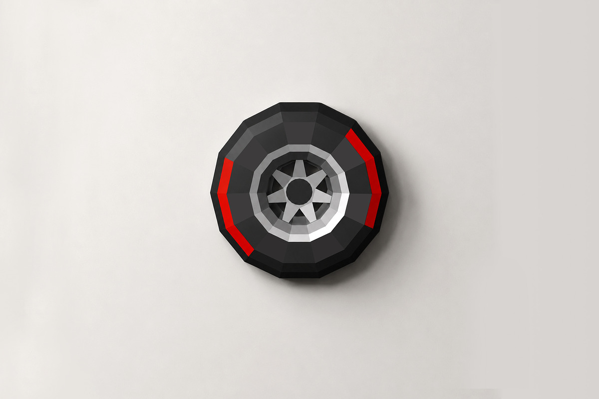 Formula 1 wheel - 3d papercraft, a Cars & Vehicle 3D Model by PAPER amaze (Photo 8 of 8)
