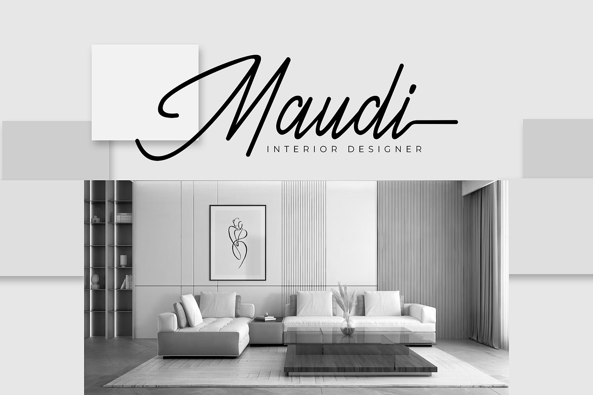 Avillah - A Modern Script, a Script Font by khurasan (Photo 2 of 7)