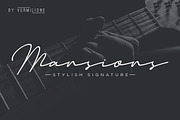 Mansions Stylish Signature, a Script Font by Say Studio (Thumbnail 1 of 10)