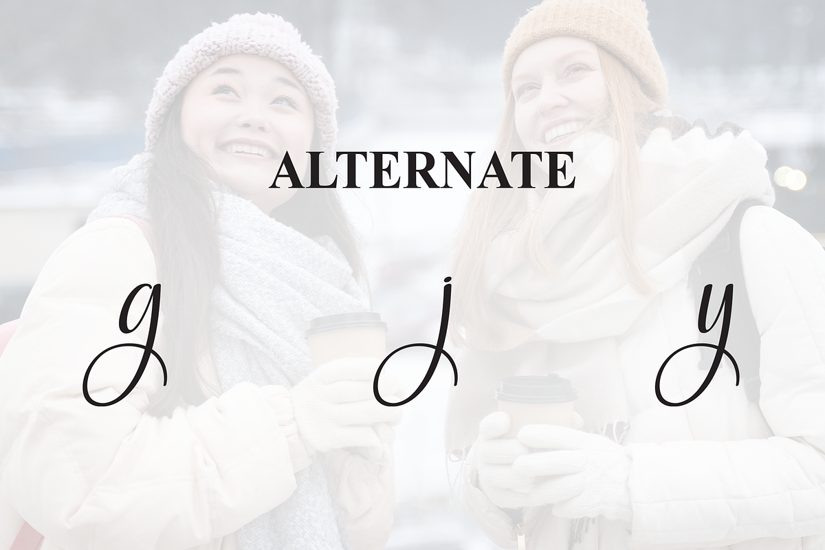Happy Holiday | Script Font, a Handwritten Font by Scratchones (Photo 8 of 9)