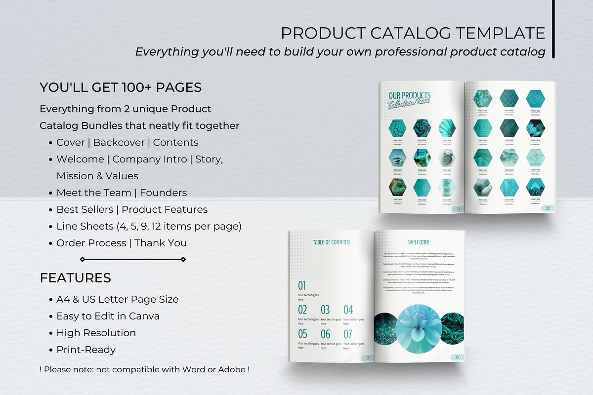 Product Catalog Canva Template, a Magazine Template by B2 Studio (Photo 2 of 11)