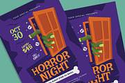 Halloween Horror Night Flyer, a Flyer Template by Gumico Studio. (Thumbnail 3 of 3)